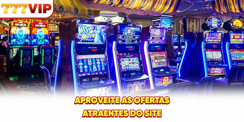 Aproveite as ofertas atraentes do site